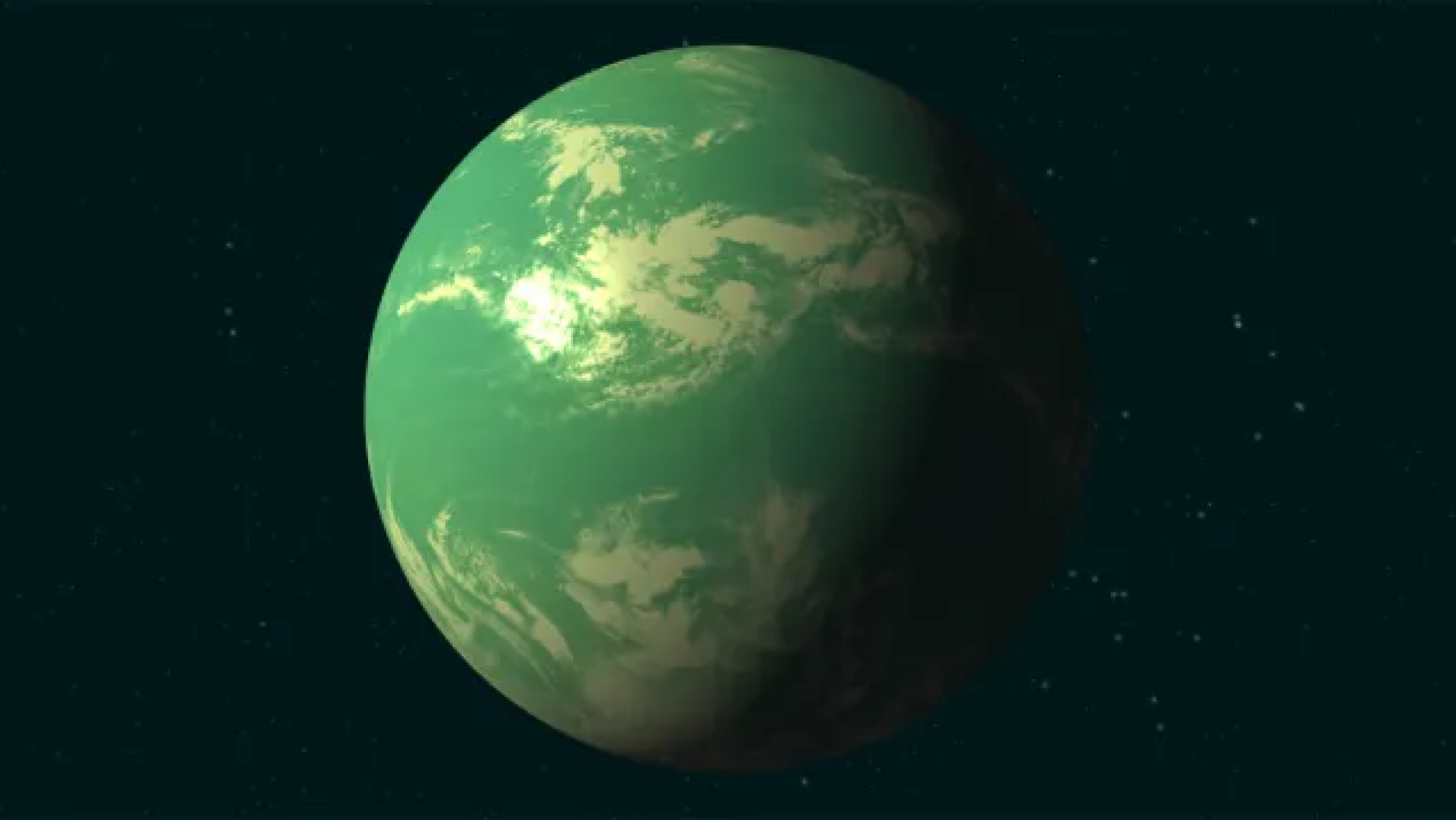 Kepler-22b illustration